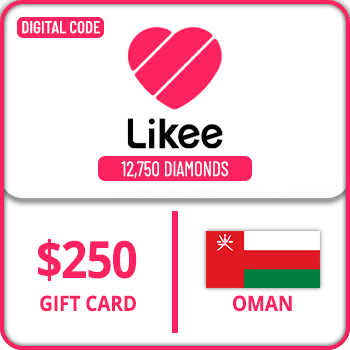 Likee Gift Card 12750 Diamonds $250 Oman product image