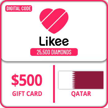Likee Gift Card 25500 Diamonds $500 Qatar product image