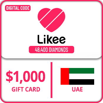 Likee Gift Card 48400 Diamonds $1000 UAE product image