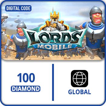 Lords Mobile 100 Diamonds Global product image
