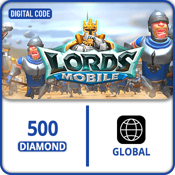 Lords Mobile 500 Diamonds Global product image