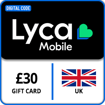 Lycamobile Gift Card £30 UK product image