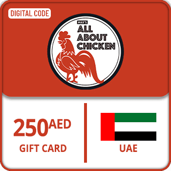 Max's All About Chicken Gift Card 250 AED UAE product image