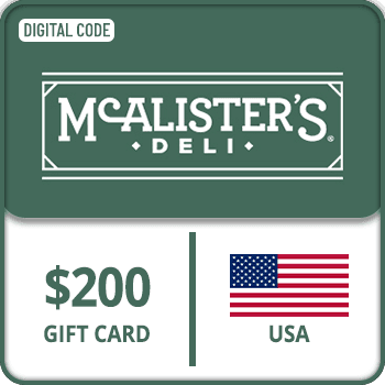 Mcalister's Deli Gift Card $200 USA product image
