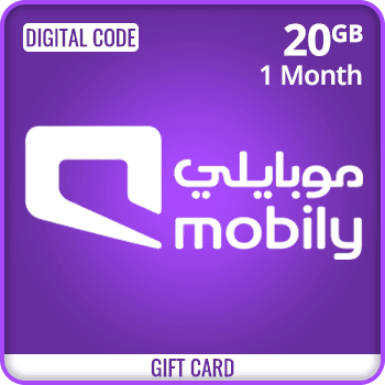 Mobily Data Recharge - 20 GB - 1 Month  KSA product image