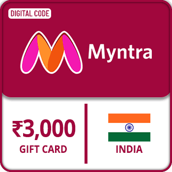 Myntra Gift Card ₹3000 India product image