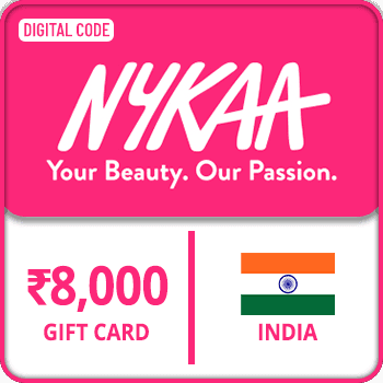 nykaa Gift Card 8000 INR INDIA product image