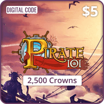 Pirate 101 Gift Card 2500 Crowns $5 Global product image