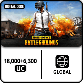 PUBG Mobile 18000+6300 UC Global product image