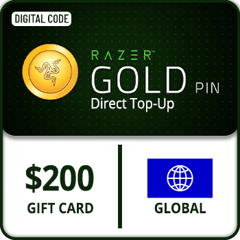 Razer Gold Direct Top-Up PIN Gift Card $200 GLOBAL product image