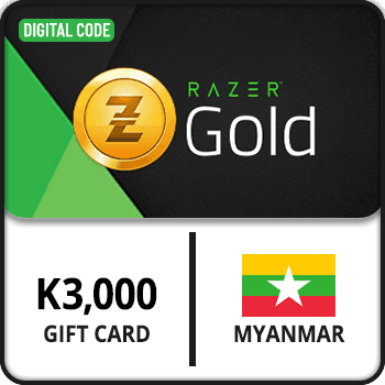 Razer Gold Gift Card 3000 MMK Myanmar  product image