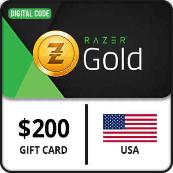 Razer Gold Gift Card $200 USA product image