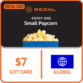 Regal Small Popcorn Voucher Gift Card $7 GLOBAL product image