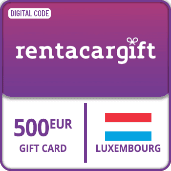 RentacarGift Gift Card €500 Luxembourg product image