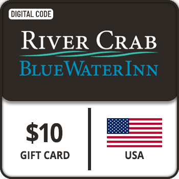 River Crab Blue Water Inn Gift Card $10 USA product image