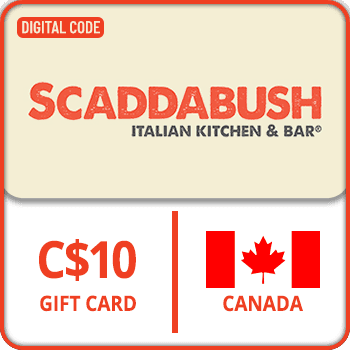 SCADDABUSH Italian Kitchen Gift Card 10 CAD CANADA product image