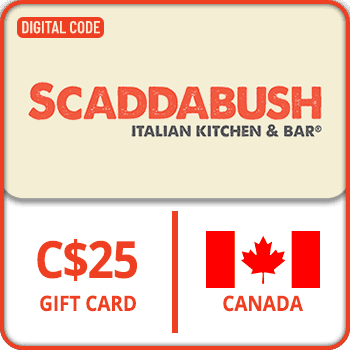 SCADDABUSH Italian Kitchen Gift Card 25 CAD CANADA product image
