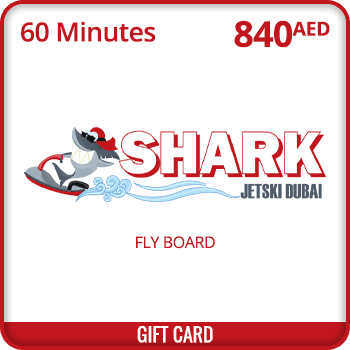 Shark Jet Ski Gift Card Fly Board 60 Minutes 840 AED UAE product image