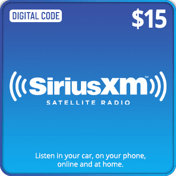SiriusXM Gift Card $15 Global product image