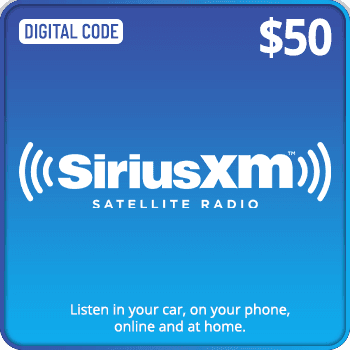 SiriusXM Gift Card $50 Global product image