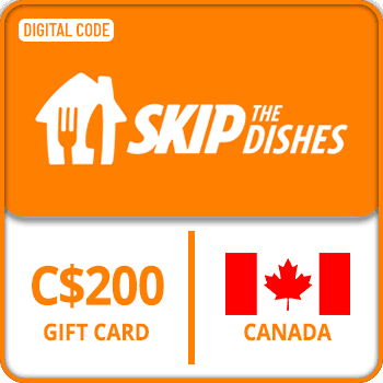 SkipTheDishes Gift Card 200 CAD CANADA product image