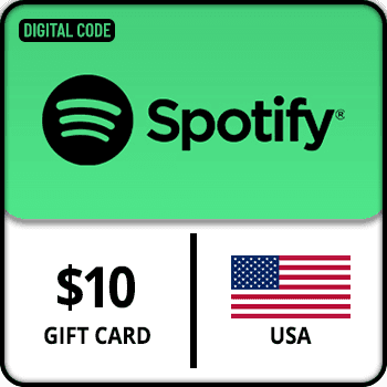 Spotify Gift Card $10 USA product image