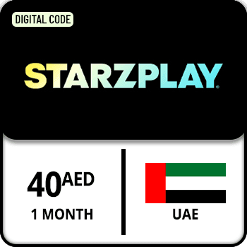 StarzPlay Gift Card 1 Month 40 AED UAE  product image