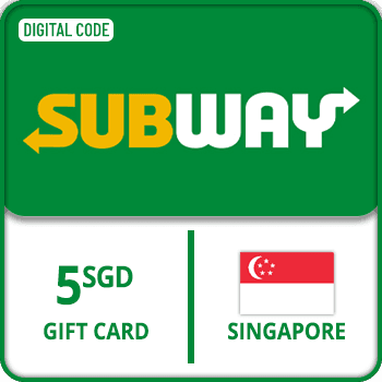 Subway Gift Card 5 SGD Singapore product image