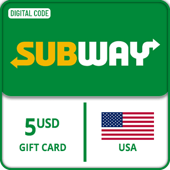 Subway Gift Card $5 USA product image