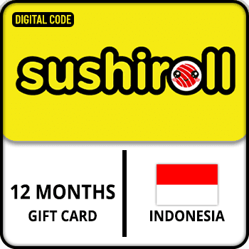 Sushiroll Gift Card 12 Month INDONESIA product image