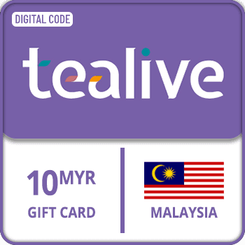 Tealive Voucher Gift Card 10 MYR Malaysia product image