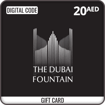 The Dubai Fountain Boardwalk Gift Card 20 AED UAE product image
