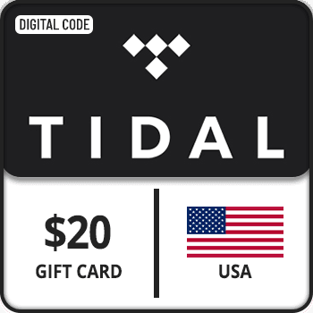 TIDAL Gift Card $20 USA product image