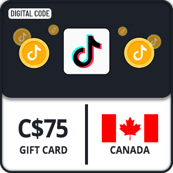 Rewarble TikTok Coin Gift Card 75 CAD Canada product image