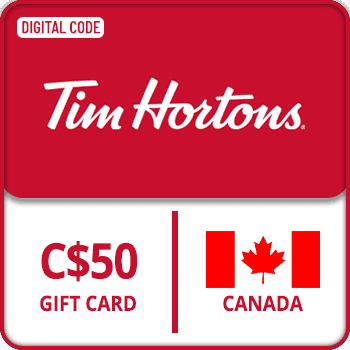 Tim Hortons Gift Card $50 CANADA product image