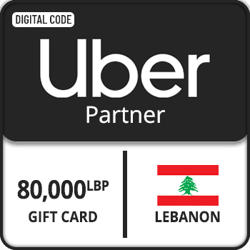 Uber Partner Gift Card 80000 LBP Lebanon product image