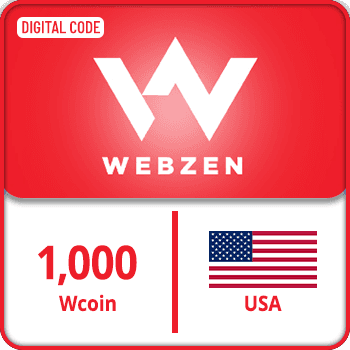 Webzen Gift Card 1000 Wcoin USA product image