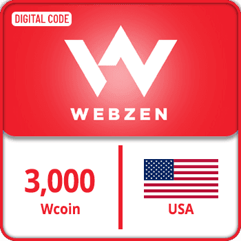 Webzen Gift Card 3000 Wcoin USA product image