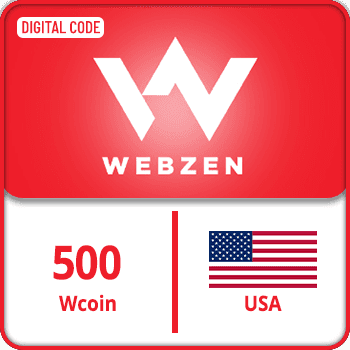 Webzen Gift Card 500 Wcoin USA product image
