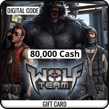 WolfTeam Gift Card 80000 Cash Global product image