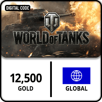 World of Tanks GOLD 12500 Gift Card GLOBAL product image