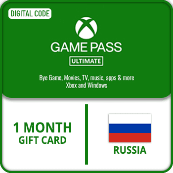 Xbox Game Pass Ultimate Gift Card 1 Month Russia product image