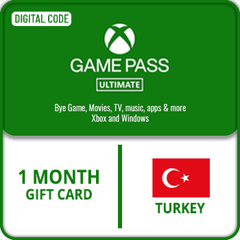 Xbox Game Pass Ultimate Gift Card 1 Month Turkey product image