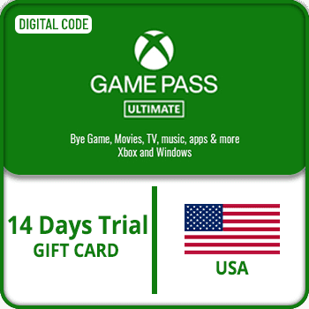 Xbox Game Pass Ultimate Gift Card 14 Days Trial USA product image