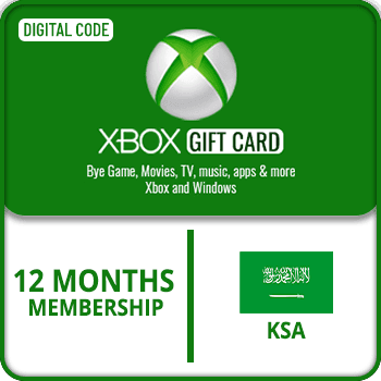 Xbox Gift Card 12 Months Membership KSA  product image