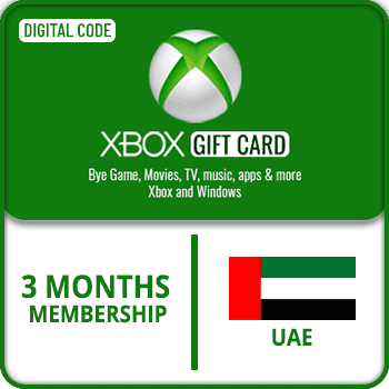 Xbox Gift Card 3 Months Membership UAE product image