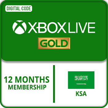 Xbox Live Gold Gift Card 12M Membership KSA  product image