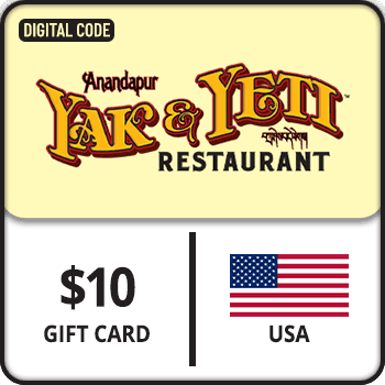 Yak & Yeti Restaurant Gift Card $10 USA  product image