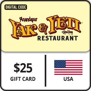 Yak & Yeti Restaurant Gift Card $25 USA  product image
