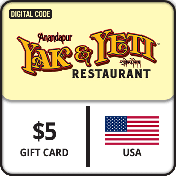 Yak & Yeti Restaurant Gift Card $5 USA  product image